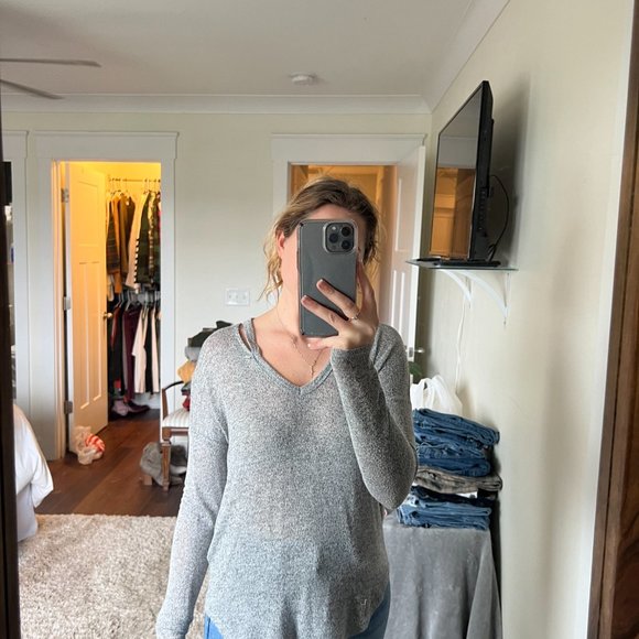 Lightweight Grey Sweater - Picture 2 of 6